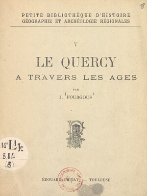 cover image of Le Quercy à travers les âges